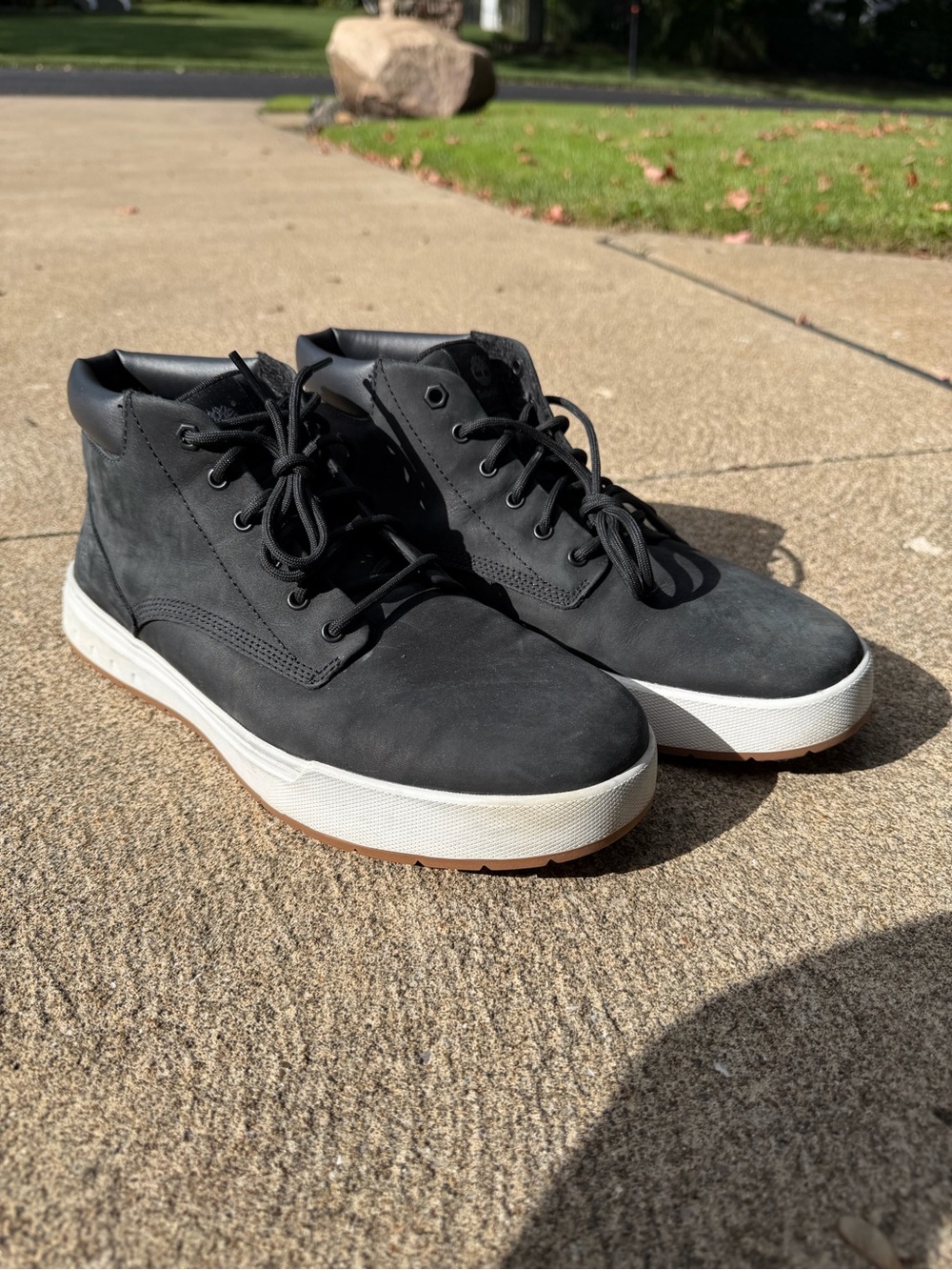 Men's Timberland Black High-Top Casual Sneakers